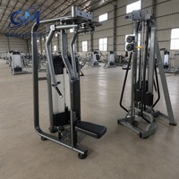 Máquina Comercial de Deltoides Posterior y Pectorales con Peso de 100 kg, Equipo de Entrenamiento de Fuerza con Carga de Pernos para Gimnasio y Fitness