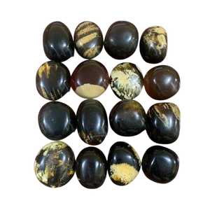 Piedra de Ámbar Natural de Sumatra, Pulida, Resina Fósil de Ámbar Indonesio, Piedra Curativa para Coleccionistas - Product Image 4