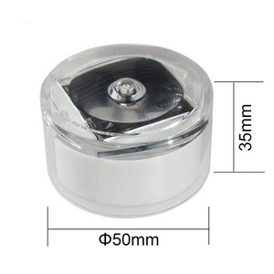 Ojo de Gato subterráneo de plástico Solar Multicolor, marcador de tuerca, impermeable, para jardín al aire libre - Product Image 1