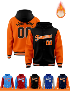 Sweat à capuche varsity personnalisé pour homme, imprimé par sublimation écologique, streetwear pour la vente en gros et la personnalisation de marque - Product Image 5