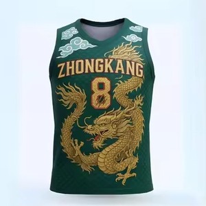 Conjunto de uniforme de camiseta de baloncesto Reversible por sublimación personalizada OEM, ropa deportiva para hombres, niños, jóvenes, corte automatizado - Product Image 1