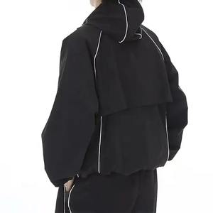 Ensemble de survêtement de jogging sur mesure de haute qualité, coupe-vent pour hommes, coupe-vent en nylon surdimensionné, survêtement - Product Image 5