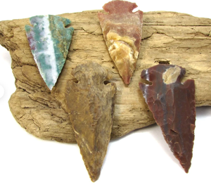 Puntas de flecha de ágata india de 1 a 9 pulgadas | Puntas de flecha de ágata India Piedra curativa Artesanía Puntas de flecha de ágata natural - Product Image 5