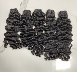 ผมต่อแบบ100% ผมมนุษย์เวียดนามผมหยิกเป็นลอนหลวมรับประกันการบริการที่ดีสำหรับผู้หญิงผิวดำ - Product Image 5