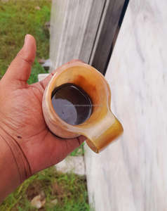 100% Mini taza de cuerno de búfalo de calidad superior técnica hecha a mano - Product Image 1