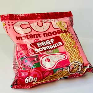 Fideos Instantáneos de Harina de Trigo Fritos Sabor Res COOL 60g 18% Grasa 12 Meses 3 Minutos de Cocción Certificado Halal Kosher - Product Image 5