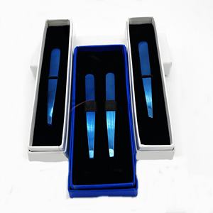 ชุดแหนบถอนขนคิ้ว RMI คุณภาพสูง สีฟ้าพลาสมา แบบตรงและแบบงอ - Product Image 5