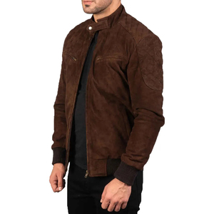 Chaqueta de moto Vintage para hombre, chaqueta de cuero de motorista a la moda de invierno 2020, prendas de vestir para hombre, chaqueta clásica - Product Image 3