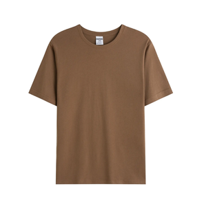 Camiseta de Algodón Mercerizado al por Mayor, Camiseta Extra Grande de Alta Calidad, Camiseta de Algodón de Alta Calidad para Hombre y Mujer - Product Image 1