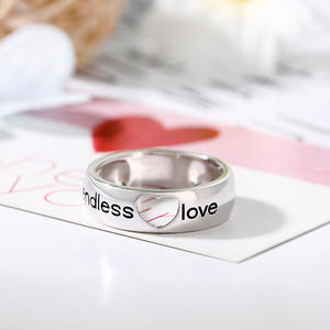 Bague de mariage pour homme Jeulia Endless Love - Argent sterling avec placage rhodium et zircon - Product Image 4