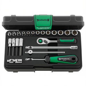 ชุดประแจบล็อกสี่เหลี่ยม Stahlwille ขนาด 1/4 นิ้ว 22 ชิ้น - Product Image 2