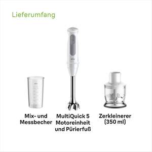 Braun MultiQuick 5 mixeur plongeant MQ 50201 M - Product Image 5