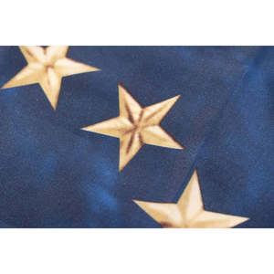 Paquete de 2 Banderas Americanas Teñidas con Tinte de Té, 13 Estrellas, 3x5, para Exteriores - Bandera de Betsy Ross, 13 Colonias, Estilo Vintage, Banderas de EE. UU. - Product Image 4