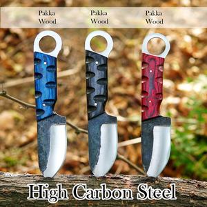 Mejor cuchillo de caza hecho a mano táctico coleccionable EDC al por mayor cuchillo personalizado para hombres diseño único con Funda de cuero más fuerte - Product Image 3