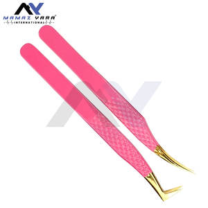 ชุดแหนบต่อขนตาคุณภาพพรีเมียม พร้อมแหนบปลายแหลมลายปลาสีชมพู-ทอง  แบบสองร่อง สีเขียวอ่อน - Product Image 4