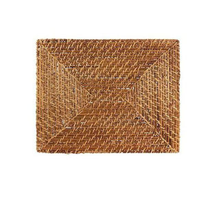 Low Price Rectangular Rattan Charger <b>Plates</b> Boho Rattan Placemat OEM Accepted Placemat Wicker Charger <b>Plate</b> From Vietnam - Product Image 4