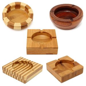 Nouvel arrivage de cendrier en résine époxy et bois de forme carrée au design moderne avec logo de couleur personnalisé portable pour l'intérieur et l'extérieur - Product Image 6