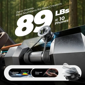 Soporte Magnético Reutilizable para Teléfono de Coche LISEN, con Ventosa Lavable para Tablero, Parabrisas, Camión, Gimnasio, Compatible con iPhone 17 16 - Product Image 5