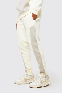 Chándal de algodón de gran tamaño de alta calidad con bolsillo de canguro hecho a medida, jersey de bloque de Color, sudadera con capucha, pantalones de chándal de invierno - Product Image 3