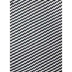 Alfombras Geométricas de Lana Alhambra en Gris y Negro, Tejido Plano para el Hogar, Pasillo, Rectangulares a Rayas-ADWL-13285 para Dormitorio, Sala de Estar - Product Image 1