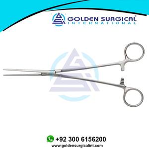 Pinces intestinales chirurgicales à serrures longitudinales 230 mm, fabricant de pinces médicales, fournitures hospitalières - Product Image 4