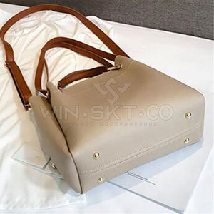 Sac en cuir véritable pour femme, léger, durable, à trois sangles, fermeture éclair, imperméable, portable - Meilleure vente, qualité supérieure, 3L - Product Image 6