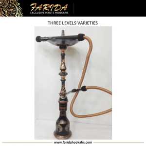 Hookah thiết lập Shisha hookah Arabic hukka Ống sheesha hookah 2025 New Arrival chất lượng bán buôn Egyptian hookah Brass ba cấp độ - Product Image 2