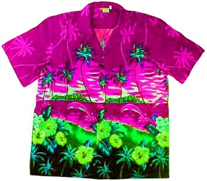Camisas hawaianas estampadas de palmera para hombre, ropa de manga corta para fiesta en la playa, verano, venta al por mayor - Product Image 1