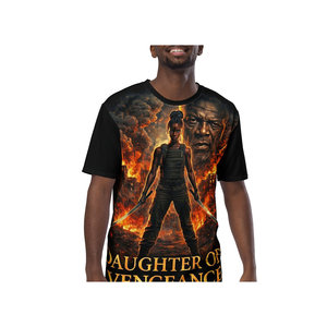 Camiseta Oficial Unisex de IB Studios, Modelo Daughter Vengeance, Corte Regular, Transpirable, Impresión por Sublimación, Jersey de Poliéster y Elastano - Product Image 1