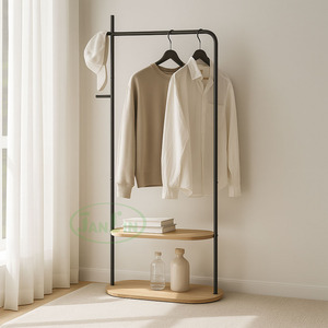 Perchero de tela para entrada, organizador que ahorra espacio, elegante, sencillo y funcional, modelo fabricado en Taiwán - Product Image 1