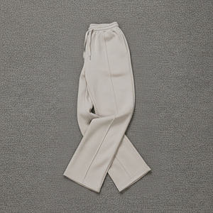 Pantalones Deportivos Anchos de Pierna Recta para Mujer, de Alta Calidad, 100% Algodón, Transpirables, Suaves y Holgados - Product Image 5