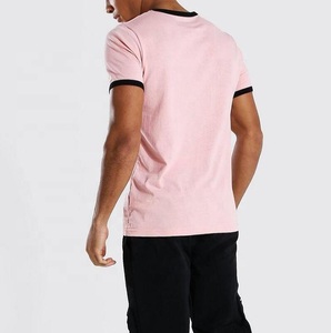 Camisetas de Manga Corta para Hombre con Cuello y Mangas en Contraste, Camisetas Ringer Personalizadas para Hombre - Product Image 2