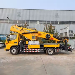 Tables élévatrices élévatrices remorquables articulées Plate-forme élévatrice télescopique à chenilles électriques automotrices - Product Image 1