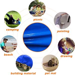 Lona Reforzada Million con Bordes Reforzados, Lona <span class=keywords><strong>Azul</strong></span> Grande, Lona de Material Reciclado, Lona para Agricultura, Revestimiento de Estanques - Product Image 6