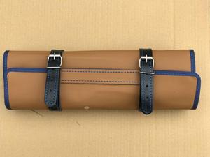 Ensemble de couteaux de cuisine pour usage professionnel - Lame affûtée - Ensemble de 5 pièces - Fait à la main - Sac en cuir - Acier Damas - Product Image 6