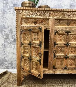 Modern Luxury High Quality Wooden Living Room Cabinet Carved Storage Office Bar <b>Sideboard</b> Featuring Door Drawer for School Use - Product Image 5