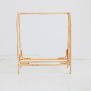 Percheros decorativos para niños, tienda de ropa, tienda boutique, estante de exhibición de ropa de bebé natural - Product Image 3