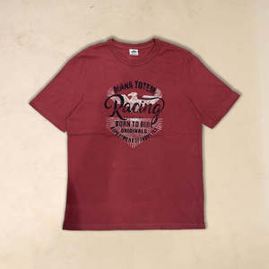 Camiseta Oversize de Algodón 100% Estilo Vintage Racing con Estampado, Peso Pesado 240 Gramos, Serigrafiada - Product Image 1