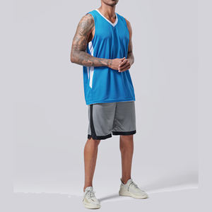 Camiseta de Baloncesto Personalizada para Hombre, Ajuste Holgado, Venta al por Mayor, Alta Calidad, Transpirable, Secado Rápido, Diseño Reversible para Adultos - Product Image 3