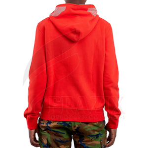 Veste à capuche populaire pour homme, décontractée, automne et hiver, fermeture éclair, en coton, avec patchs - Product Image 6