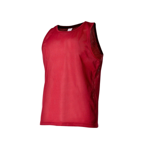 Conjunto de chaleco de entrenamiento de fútbol de poliéster personalizado de alta calidad, Baberos de malla reversibles, Impresión de logotipo superior para adultos con nombre personalizado - Product Image 5