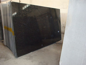 Losa de granito Black Galaxy, piedra natural pulida con brillo dorado para encimeras de cocina modernas y tapas de tocador - Product Image 3