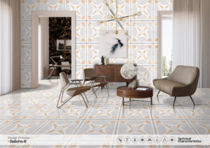 600x600mm Galicha Look Polished Porcelain Ceramic <b>Tiles</b> Galicho 6-Glossy Surface 60x60cm Rangoli <b>Tiles</b> For <b>Decorative</b> Flooring - Product Image 3