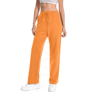 Wholesale Custom Winter Flared Sweatpants <b>for</b> <b>Women's</b> Oversized Drawstring with Flat Front Sweatpants <b>for</b> <b>women</b> - Product Image 1