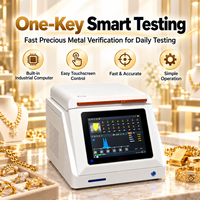 Analyseur de métaux précieux XRF pour l'analyse des alliages d'or, d'argent et de platine avec ordinateur intégré et écran tactile