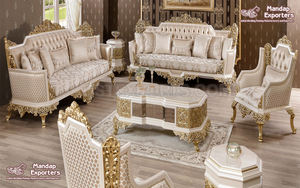 Royal Look High Carved Living Room <b>Sofa</b> Set Antique Style Hand Carved <b>7</b> <b>Seater</b> <b>Sofa</b> Set European Style Hand Carved Living Room - Product Image 4