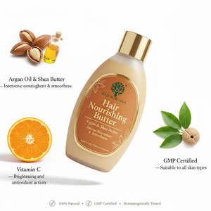 Nourriture Intensive 30ml Beurre d'Argan Huile de Karité Soin Coiffant Multi-Usages Formule Naturelle RedMoringa d'Italie OEM - Product Image 3