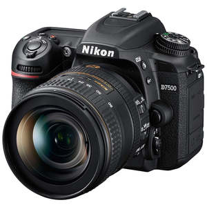 กล้อง DSLR ระดับมืออาชีพความละเอียดสูง D7500 20.9MP พร้อมเลนส์ AF-S DX NIKKOR 16-80 มม. F/2.8-4E ED VR สีดำ คุณสมบัติวิดีโอ HD 4K - Product Image 1