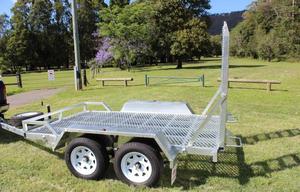 2025 ozzi 10x6 Bobcat รถพ่วงขนาด3500กก. เบรคไฟฟ้ามาตรฐานสำหรับเรือและเรือ - Product Image 5