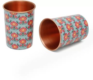 Ensemble de verres à liqueur en laiton Artisan Aura Motif complexe Paramètres de table élégants coordonnés - Product Image 3